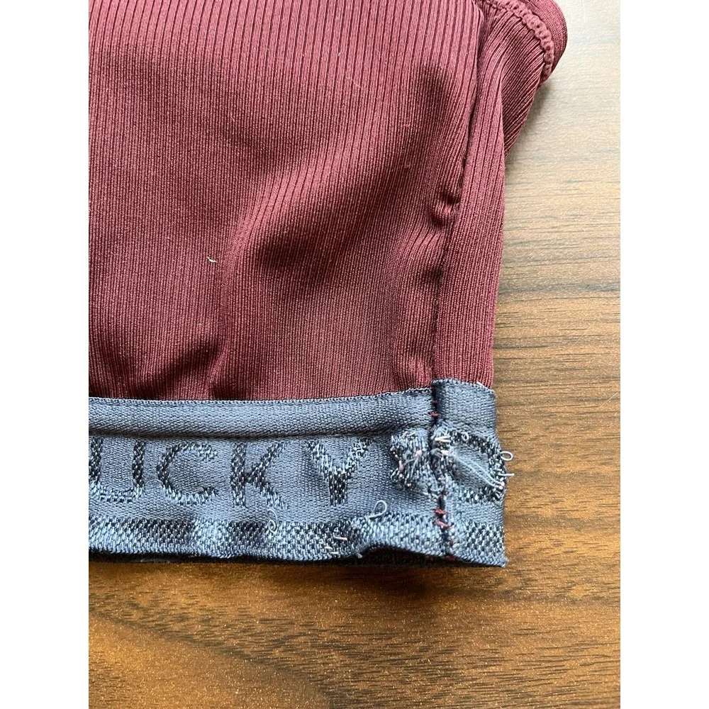 2 Lucky Brand Sports Bralette Bra Flowers Large